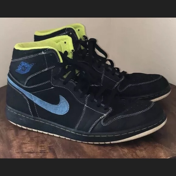jordan 1 retro high black cyber blue sapphire
